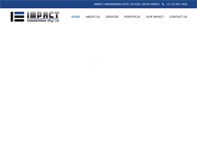 Tablet Screenshot of impacteng.co.za